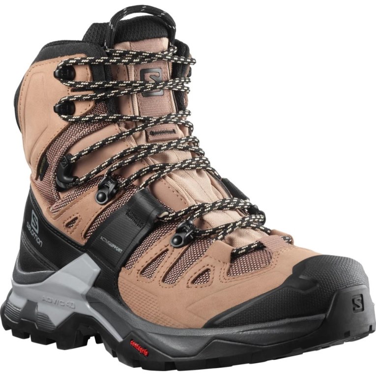 Brown / Black Salomon Quest 4 GTX Women's Hiking Boots | PH 32689J